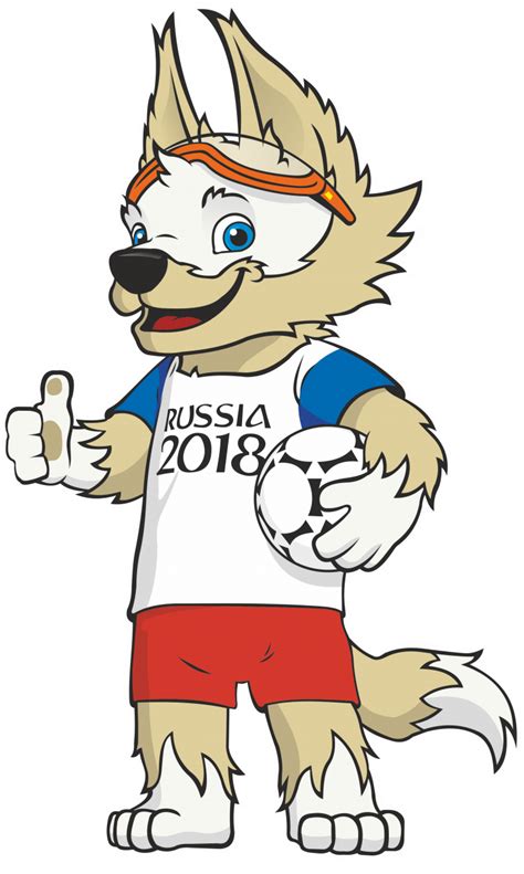 Russian mascot wolrd cup